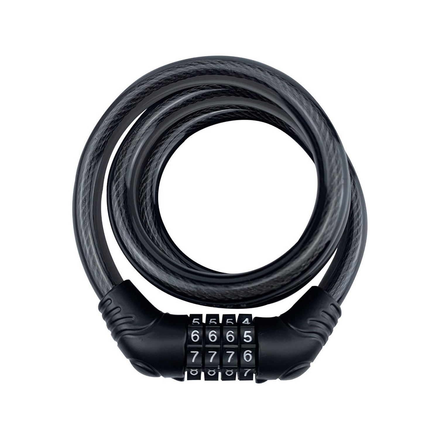 Flexible cable lock with secure pin code
