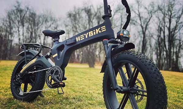 close-up view of Tyson ebike