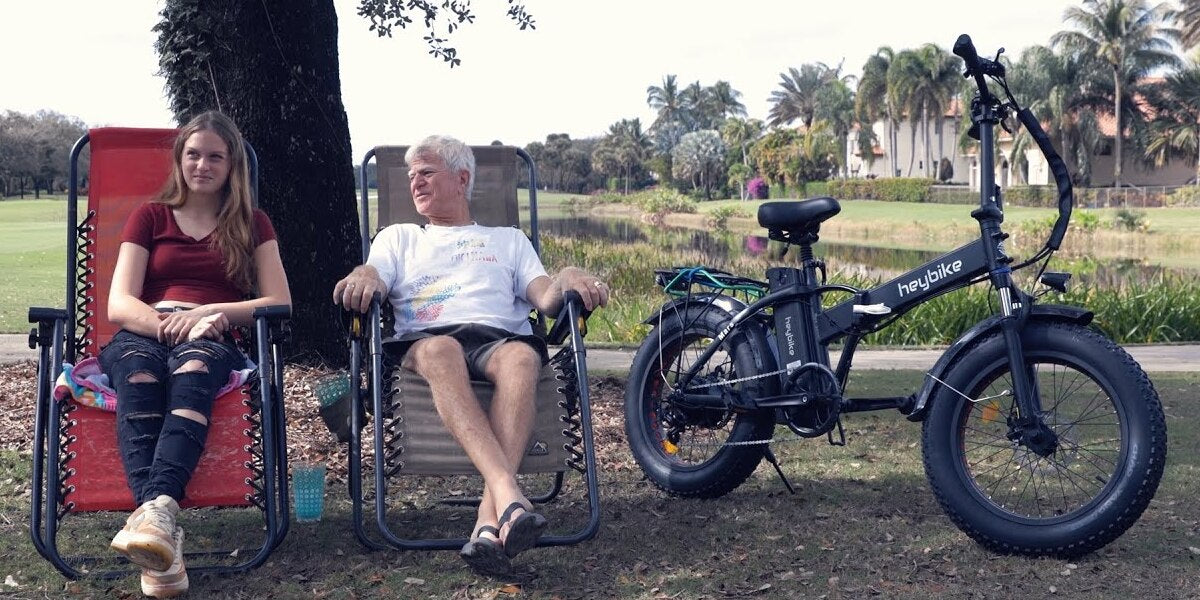 Heybike Mars e-bike became part of Steve and his family's life.