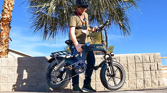 Tyson Full Suspension Ebike | Folding Ebike | Heybike – Heybike CA